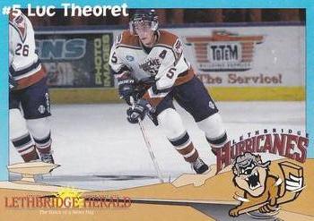 1997-98 Lethbridge Hurricanes (WHL) #NNO Luc Theoret Front
