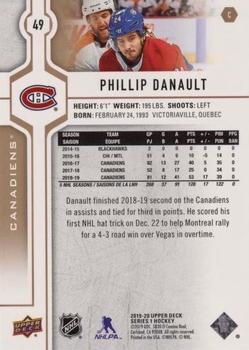 2019-20 Upper Deck - Silver Foil #49 Phillip Danault Back