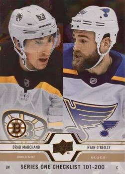 2019-20 Upper Deck - Silver Foil #200 Brad Marchand / Ryan O'Reilly Front