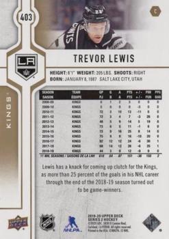 2019-20 Upper Deck - Silver Foil #403 Trevor Lewis Back