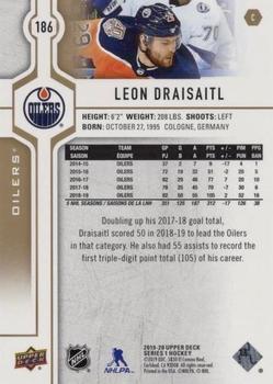 2019-20 Upper Deck - Speckled Rainbow Foil #186 Leon Draisaitl Back