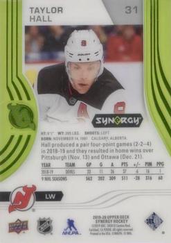 2019-20 Upper Deck Synergy - Green #31 Taylor Hall Back