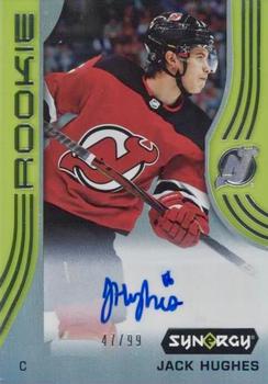 2019-20 Upper Deck Synergy - Green #100 Jack Hughes Front