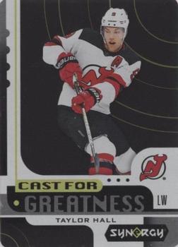 2019-20 Upper Deck Synergy - Cast For Greatness Black #CG-34 Taylor Hall Front