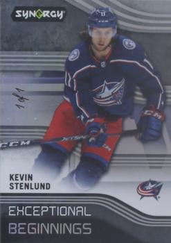 2019-20 Upper Deck Synergy - Exceptional Beginnings Black #EB-20 Kevin Stenlund Front