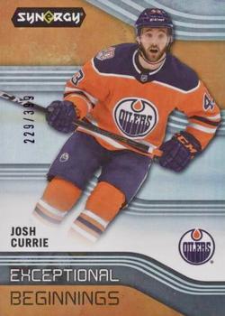 2019-20 Upper Deck Synergy - Exceptional Beginnings Orange #EB-21 Josh Currie Front