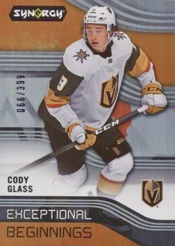 2019-20 Upper Deck Synergy - Exceptional Beginnings Orange #EB-30 Cody Glass Front