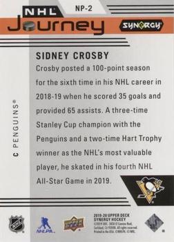 2019-20 Upper Deck Synergy - NHL Journey - 2018-19 Season #NP-2 Sidney Crosby Back