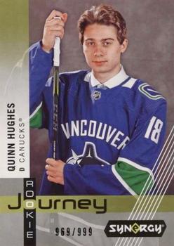 2019-20 Upper Deck Synergy - Rookie NHL Journey - Draft Day #RP-2 Quinn Hughes Front