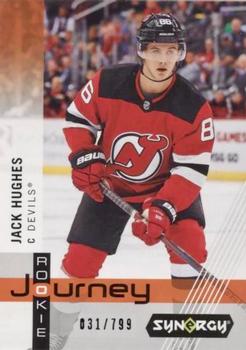 2019-20 Upper Deck Synergy - Rookie NHL Journey - Home Jersey #RP-16 Jack Hughes Front