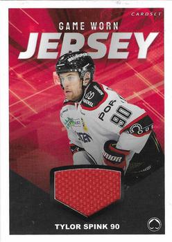 2019-20 Cardset Finland Series 2 - Game Worn Jersey Series 2 Exchange #NNO Tylor Spink Front