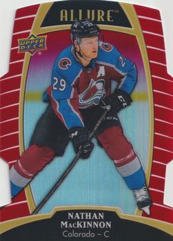 2019-20 Upper Deck Allure - Red Rainbow #42 Nathan MacKinnon Front