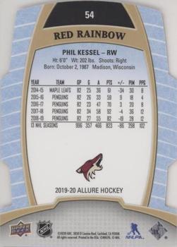 2019-20 Upper Deck Allure - Red Rainbow #54 Phil Kessel Back