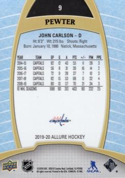 2019-20 Upper Deck Allure - Pewter #9 John Carlson Back