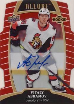 2019-20 Upper Deck Allure - Red Rainbow Autographs #84 Vitaly Abramov Front