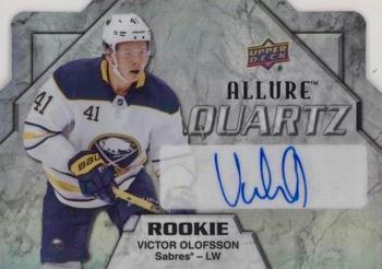2019-20 Upper Deck Allure - Quartz Rookie Autographs #AQR-VO Victor Olofsson Front