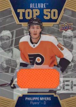 2019-20 Upper Deck Allure - Top 50 Jersey Relics #T50-41 Philippe Myers Front