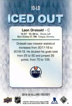 2019-20 Upper Deck Allure - Iced Out #IO-LD Leon Draisaitl Back