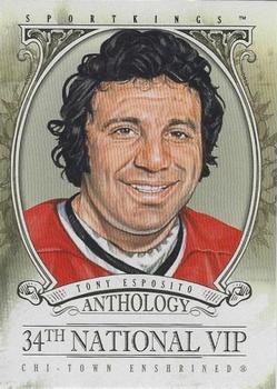 2013 Sportkings Anthology 34th National VIP #VIP-09 Tony Esposito Front