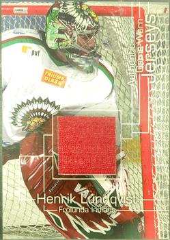 2004-05 SHL Elitset - SHL Game-Worn Jersey #4 Henrik Lundqvist Front