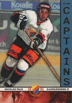2002-03 Swedish SHL Elitset - Team Captains #TC2 Nichlas Falk Front