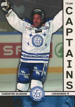 2002-03 Swedish SHL Elitset - Team Captains #TC5 Christer Olsson Front