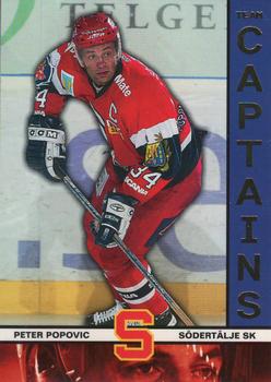 2002-03 Swedish SHL Elitset - Team Captains #TC9 Peter Popovic Front