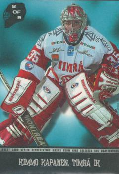 2002-03 Swedish SHL Elitset - SHL Masks #MM8 Kimmo Kapanen Back
