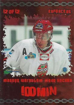 2003-04 SHL Elitset - Enforcers #EF12 Magnus Wernblom Back