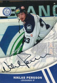2005-06 SHL Elitset - SHL Signatures 2 #16 Niklas Persson Front