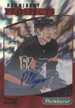 2019-20 Parkhurst - Prominent Prospects Autographs Red #PP-22 Philippe Myers Front
