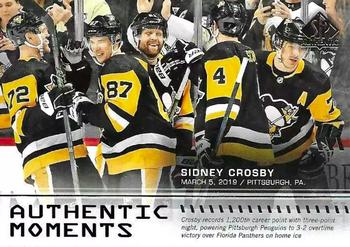 2019-20 SP Authentic #102 Sidney Crosby Front