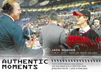 2019-20 SP Authentic #111 Jack Hughes Front