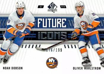 2019-20 SP Authentic #135 Noah Dobson / Oliver Wahlstrom Front