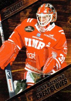2007-08 SHL Elitset - Great Gloves #9 Johan Backlund Front