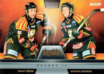 2007-08 SHL Elitset - Double Impact #2 Tommy Sjödin / Mathias Månsson Front