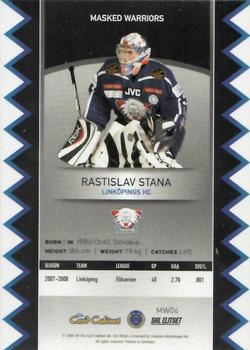2008-09 SHL Elitset - Masked Warriors #6 Rastislav Stana Back