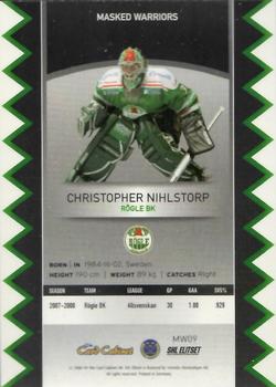 2008-09 SHL Elitset - Masked Warriors #9 Cristopher Nihlstorp Back