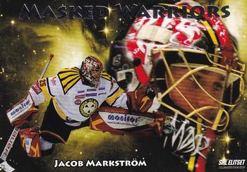 2009-10 SHL Elitset - Masked Warriors #12 Jacob Markstrom Front