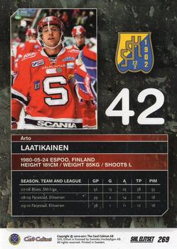 2010-11 SHL Elitset - Limited Edition #269 Arto Laatikainen Back