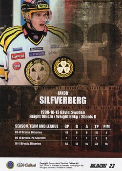 2011-12 SHL Elitset - Limited Edition Parallel #23 Jakob Silfverberg Back