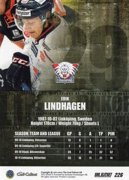 2011-12 SHL Elitset - Limited Edition Parallel #226 Erik Lindhagen Back
