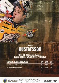 2011-12 SHL Elitset - Limited Edition Parallel #229 Johan Gustafsson Back