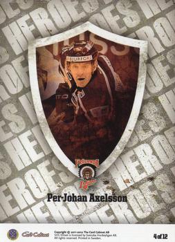 2011-12 SHL Elitset - Heroes #4 Per-Johan Axelsson Back