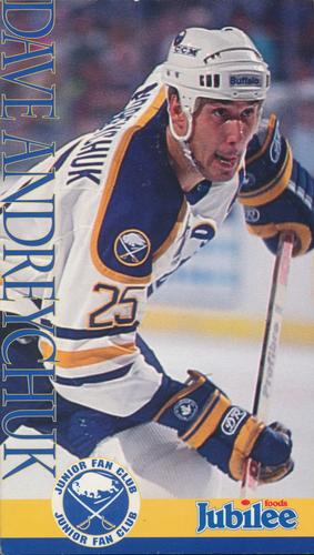 1992-93 Jubilee Foods Kids Club Buffalo Sabres #NNO Dave Andreychuk Front