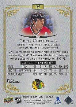 2019-20 Upper Deck Stature #95 Chris Chelios Back