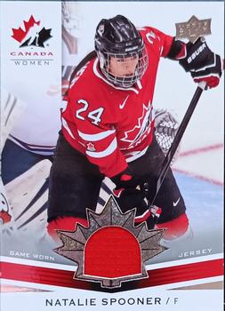 2014 Upper Deck Team Canada Juniors - Base Jerseys #204 Natalie Spooner Front