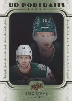 2019-20 Upper Deck - UD Portraits Green #P-18 Eric Staal Front