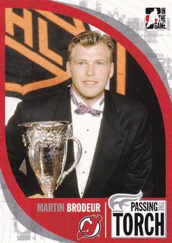 2005-06 In The Game Passing the Torch #03 Martin Brodeur Front