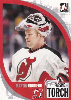 2005-06 In The Game Passing the Torch #09 Martin Brodeur Front